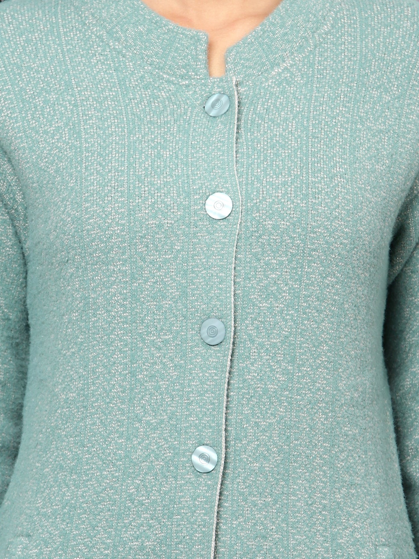 Womens Self Design Cardigan