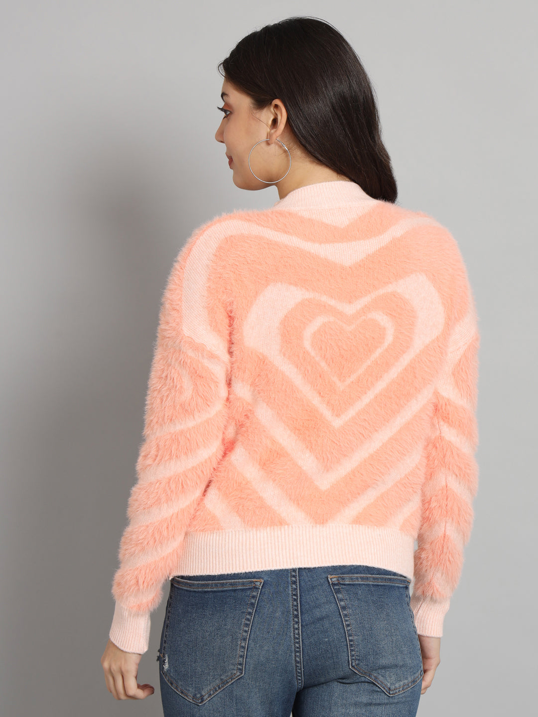 BROOWL Womens's Fur Sweater