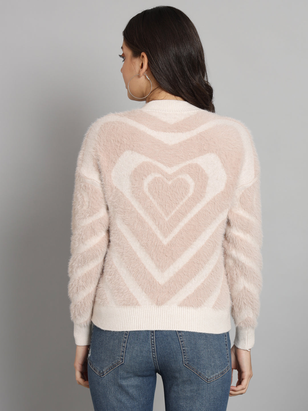 BROOWL Womens's Fur Sweater