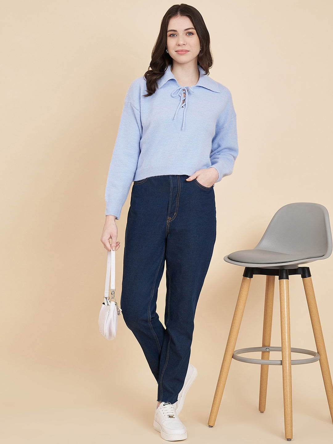 Women's Stylish Solid Sweater