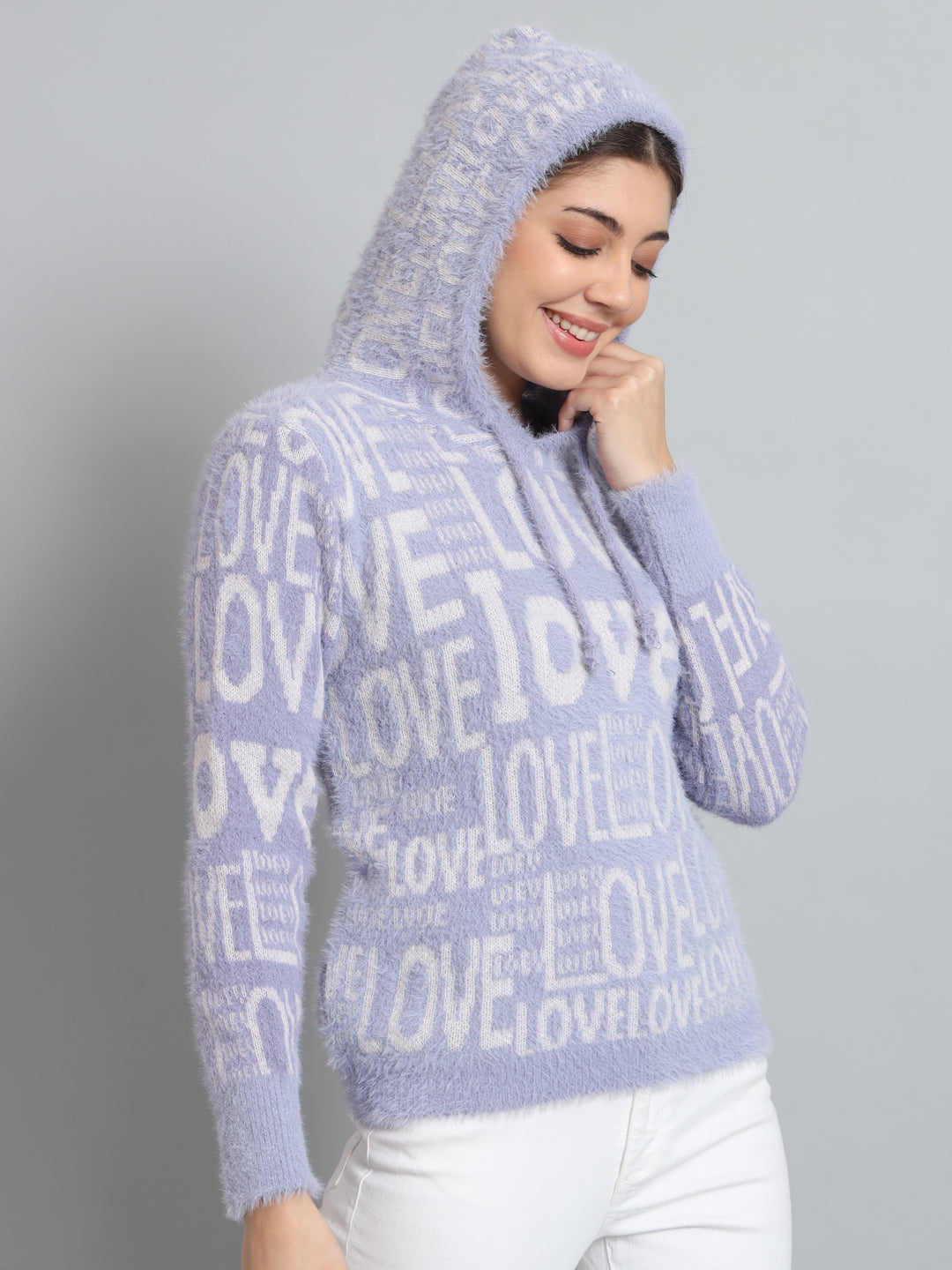 BROOWL Women's hooded Sweater