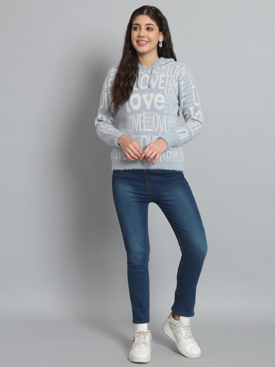 BROOWL Women's hooded Sweater