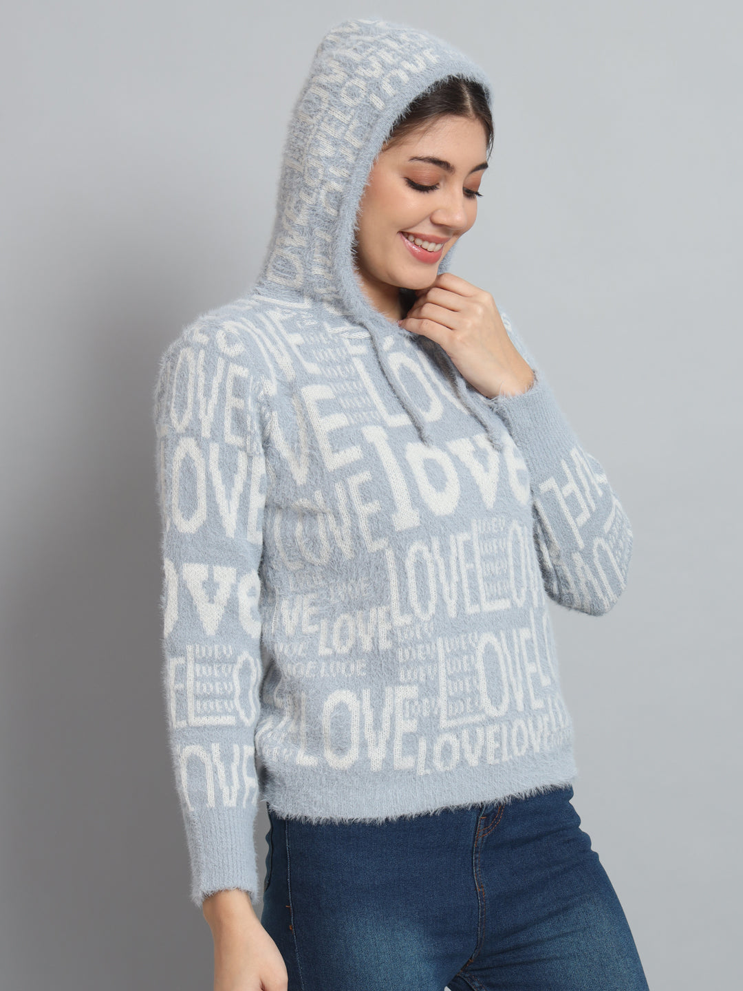 BROOWL Women's hooded Sweater