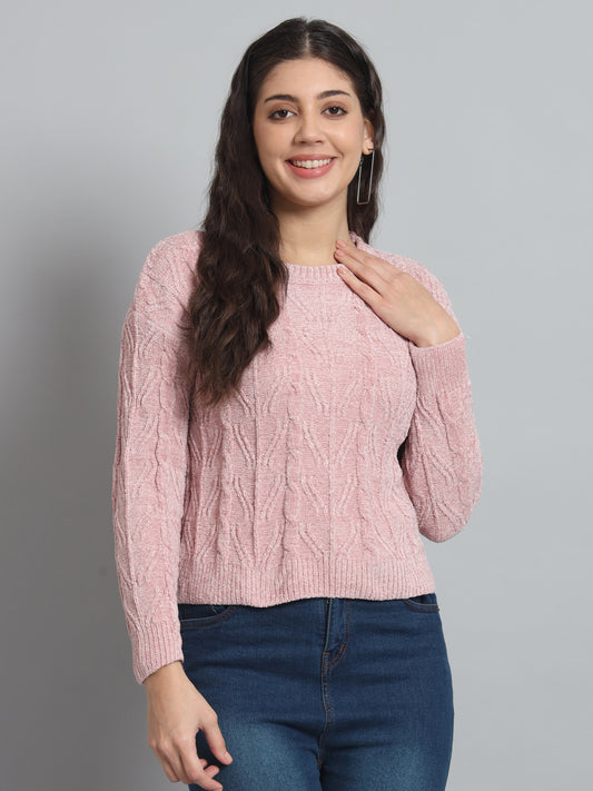 BROOWL Women's Round neck sweater