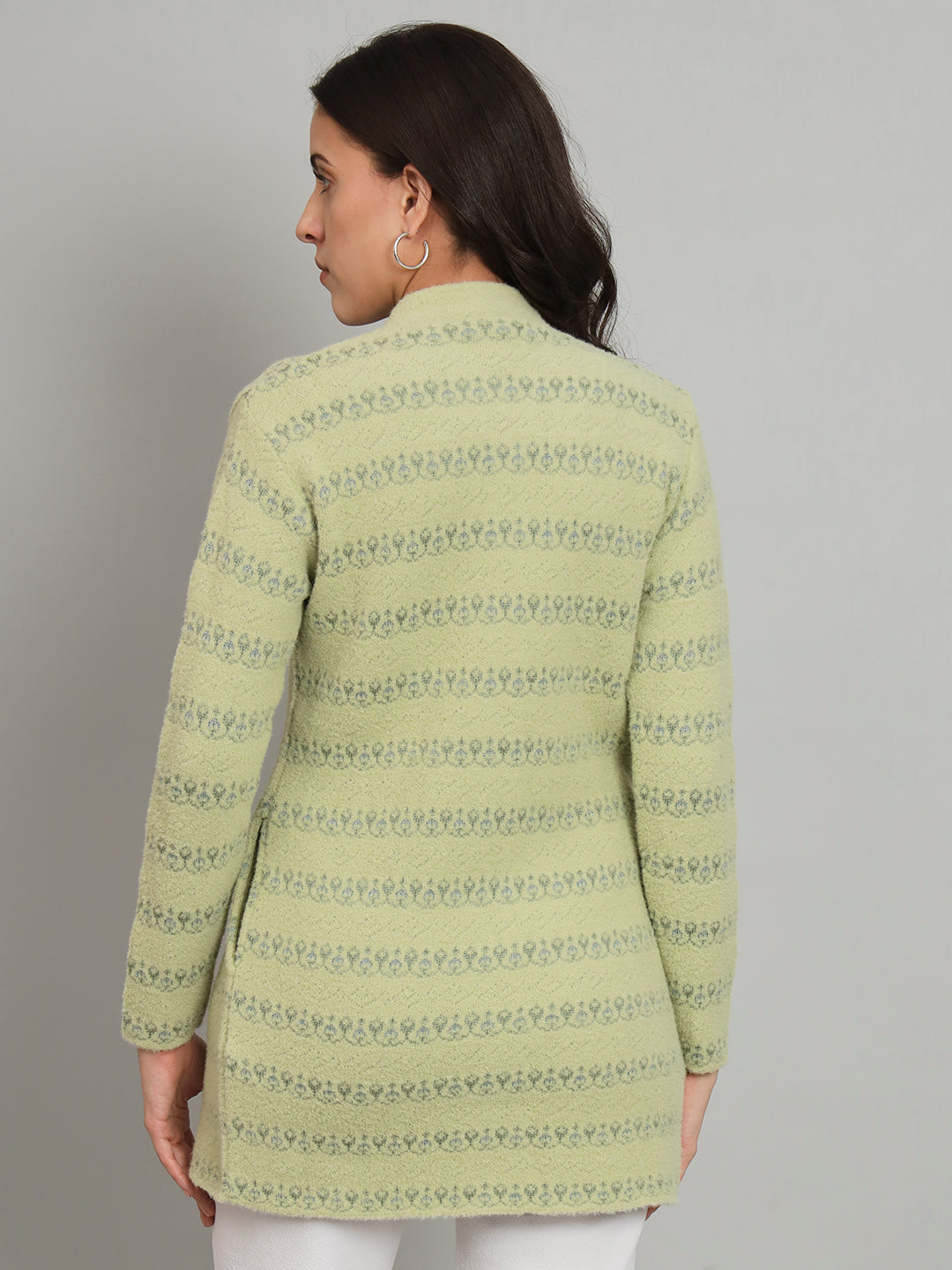 Green Woollen Cardigan