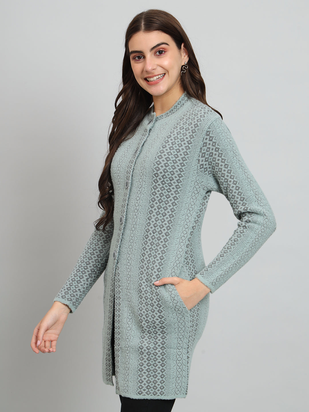 Woollen Longline Cardigan