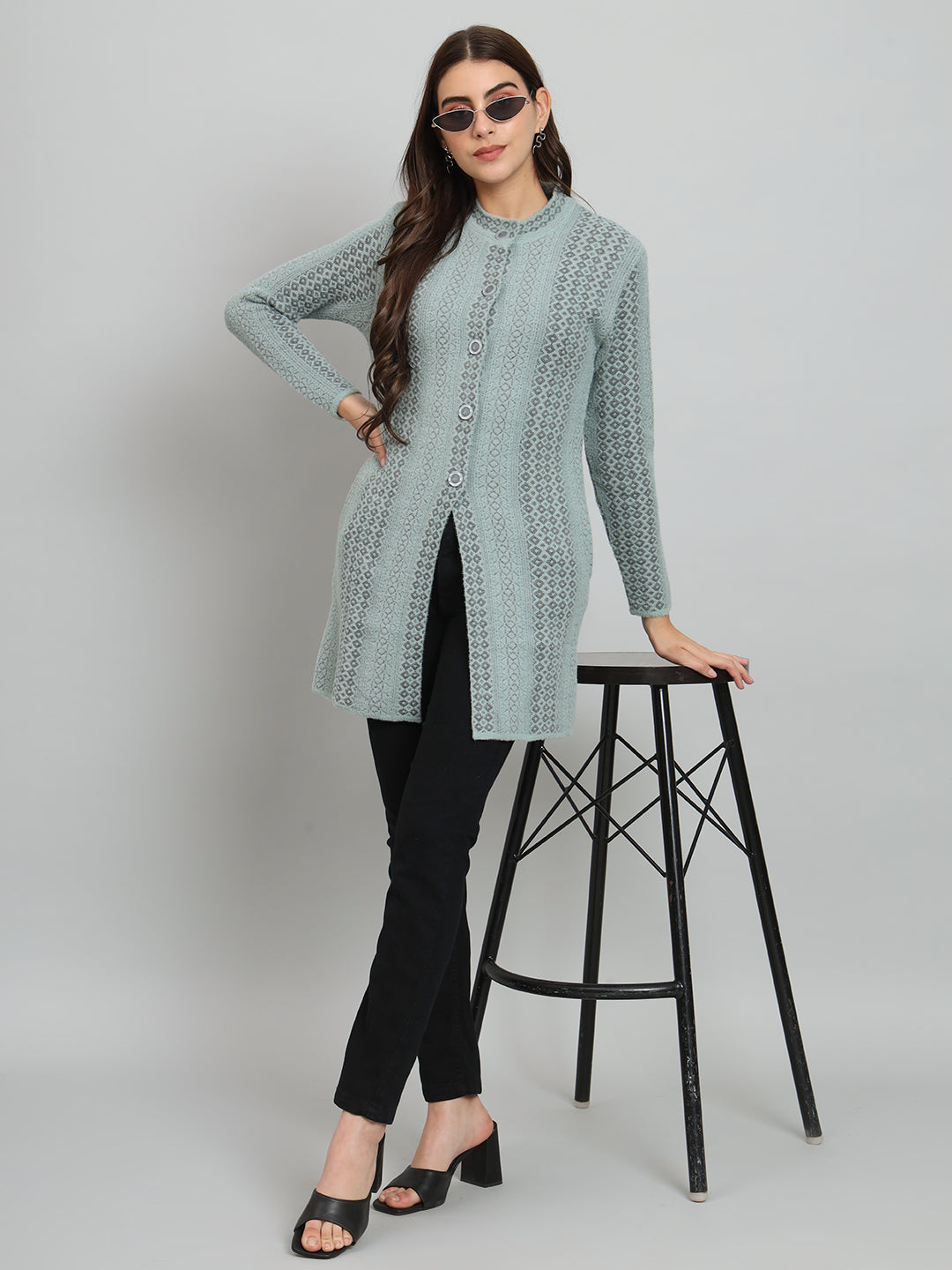 Woollen Longline Cardigan