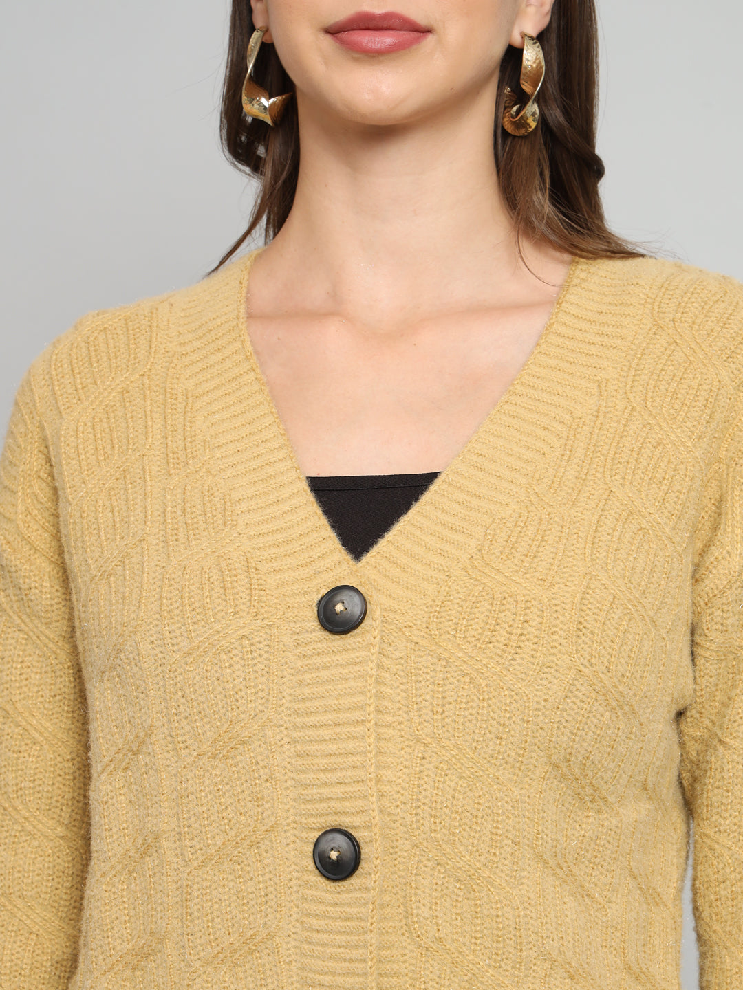 Broowl Yellow Woollen Pullover