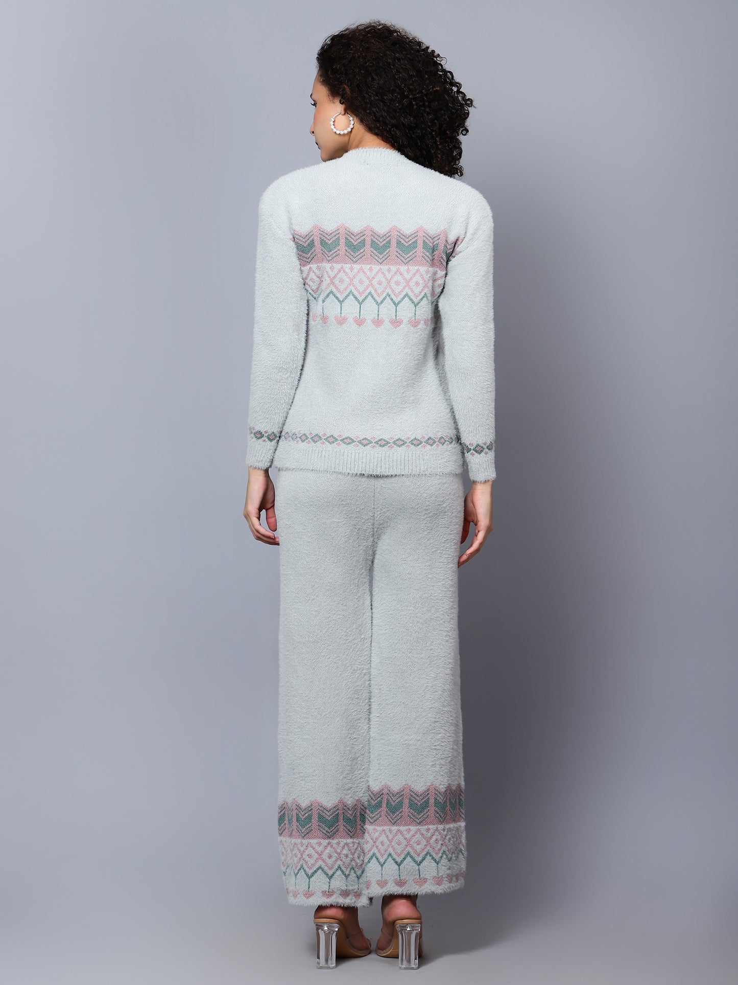 Broowl Printed Woollen Co-ord Set