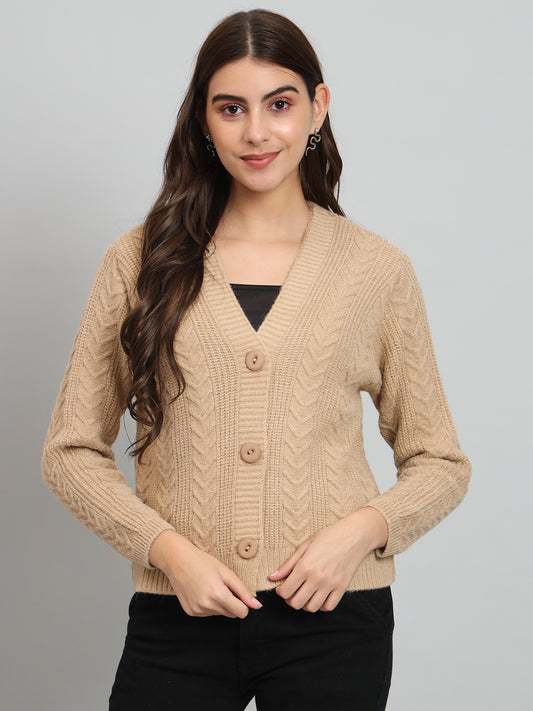 Brown Woollen Pullover