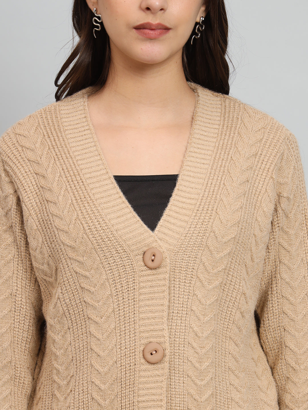 Brown Woollen Pullover