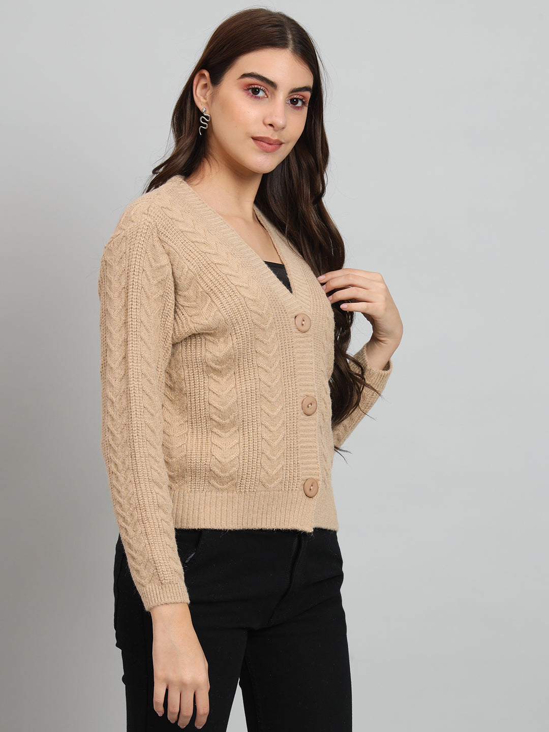 Brown Woollen Pullover