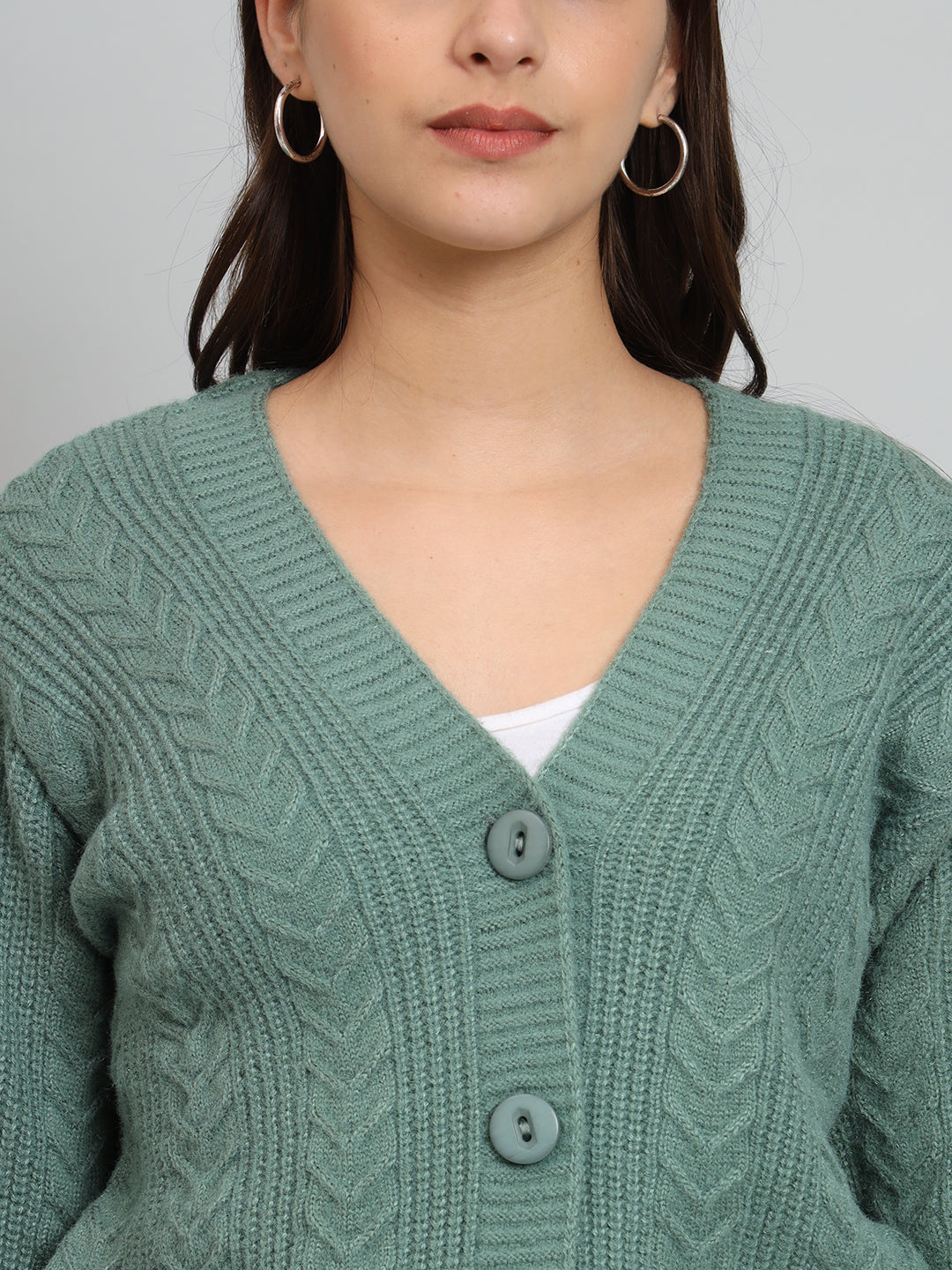 Green Woollen Pullover