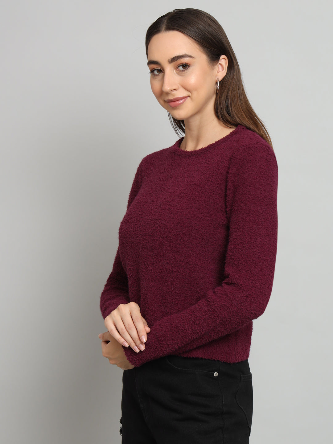 BROOWL Boucle Woollen Pullover