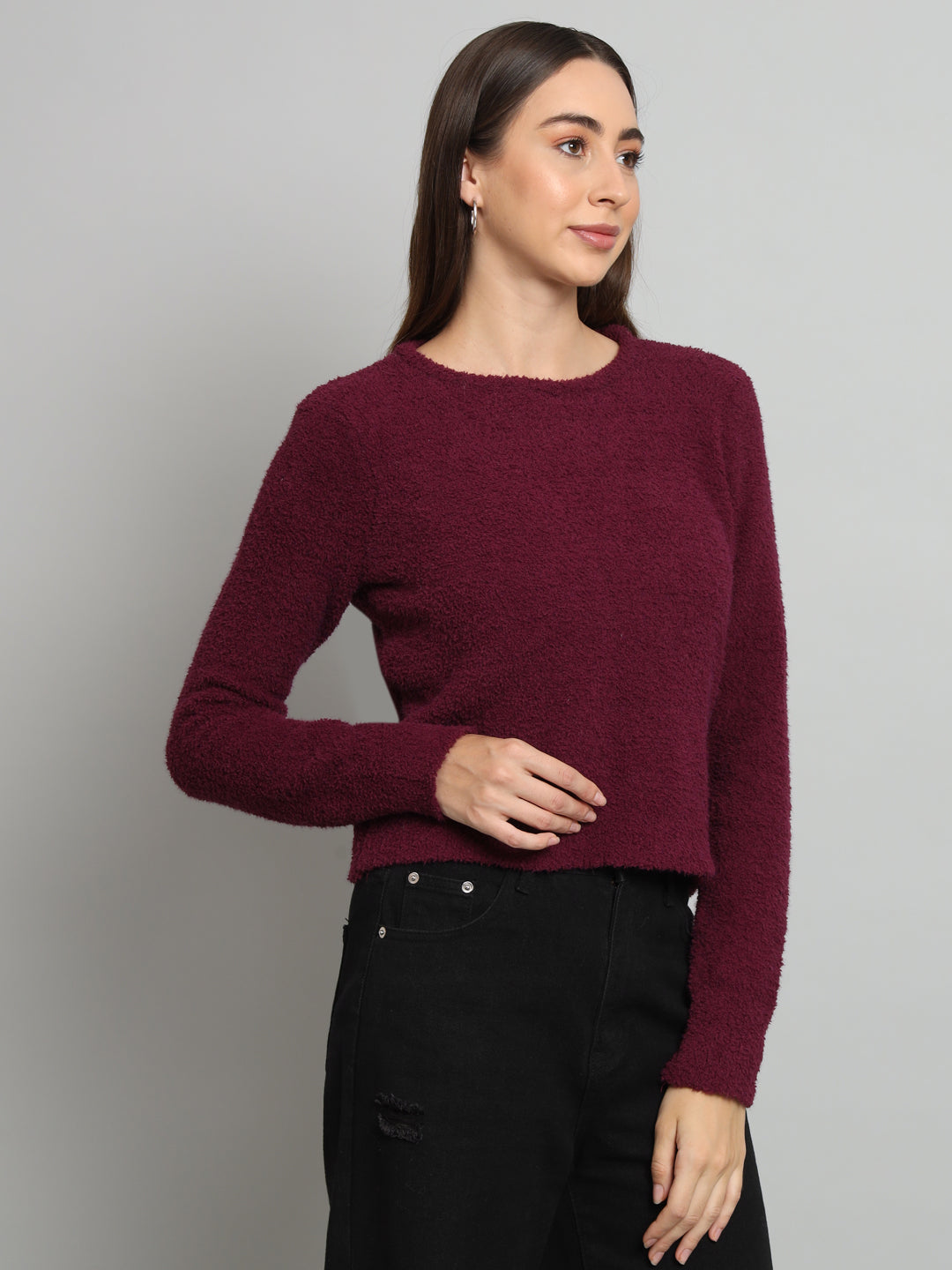 BROOWL Boucle Woollen Pullover