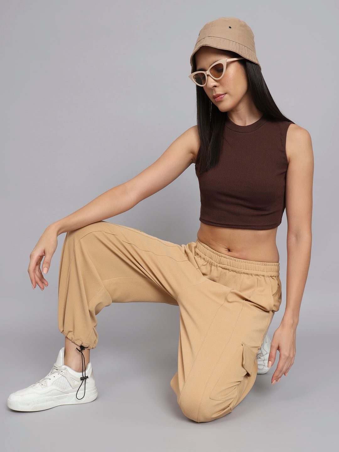 Broowl beige Cargo pants