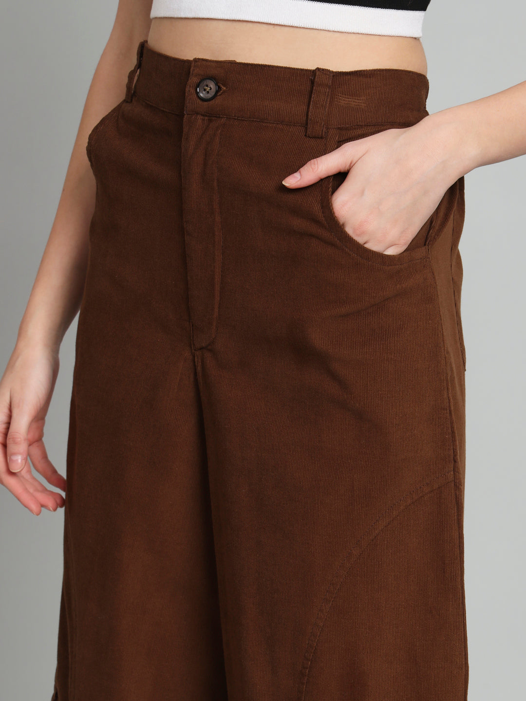 Brown Corduroy Trouser