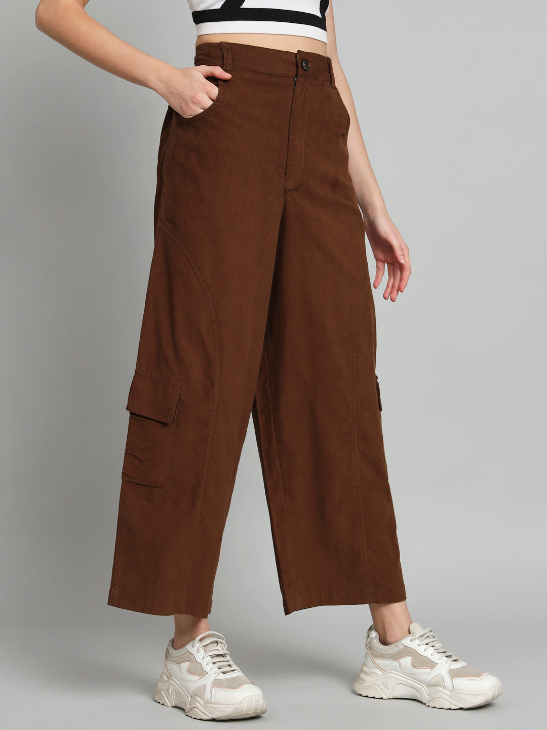 Brown Corduroy Trouser