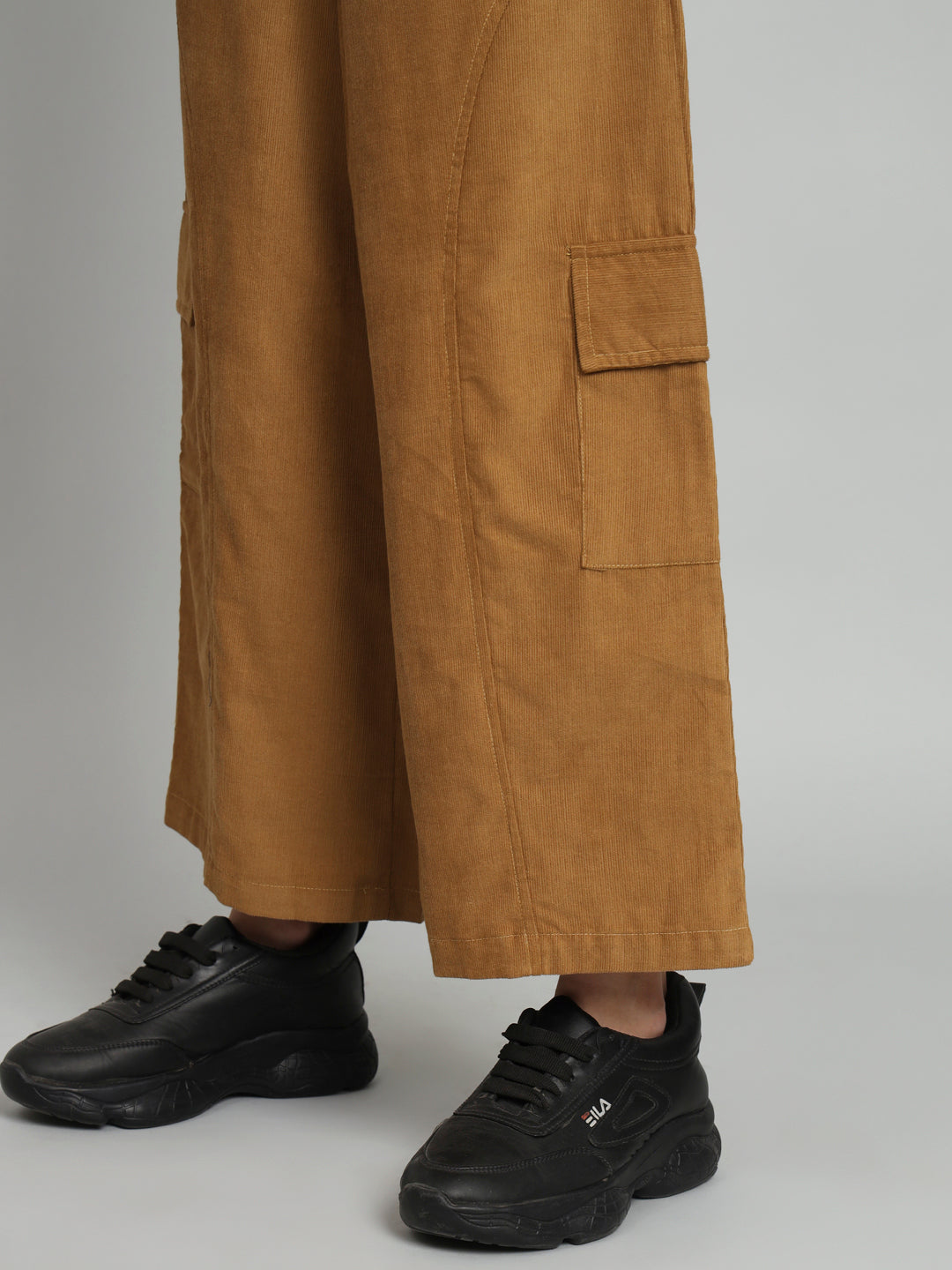 Corduroy Trouser Brown For Women