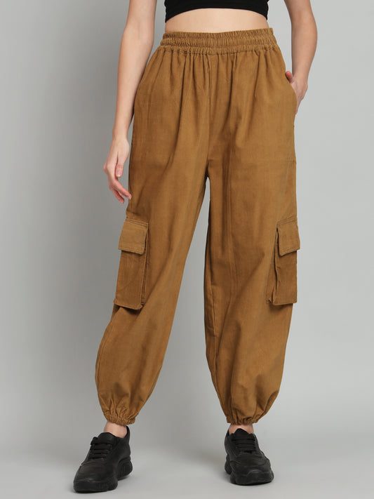 Brown Corduory jogger