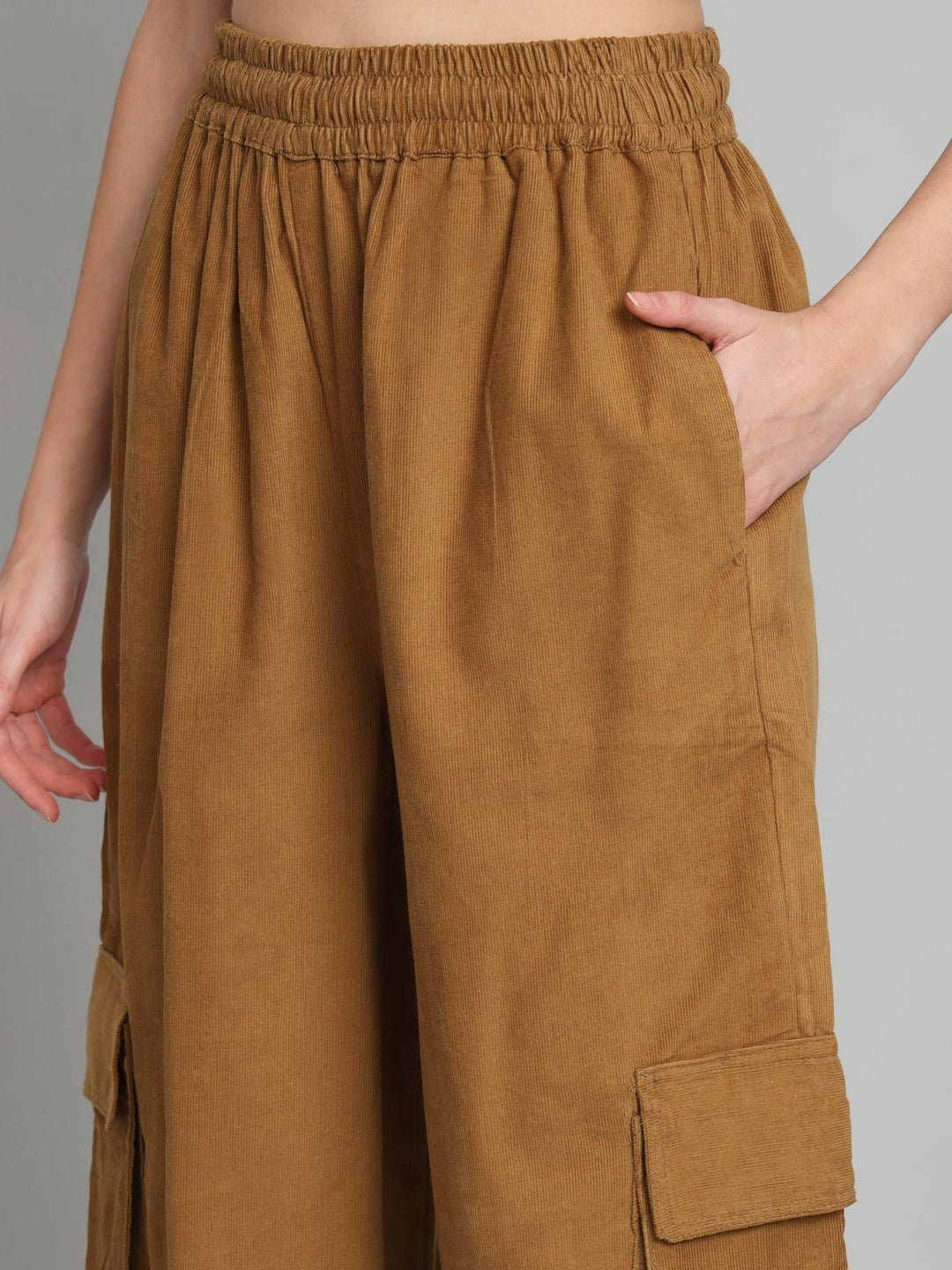 Brown Corduory jogger