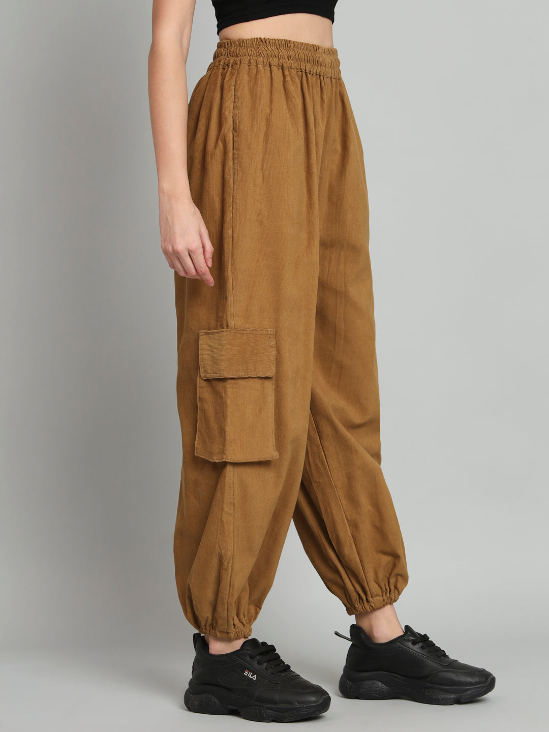 Brown Corduory jogger