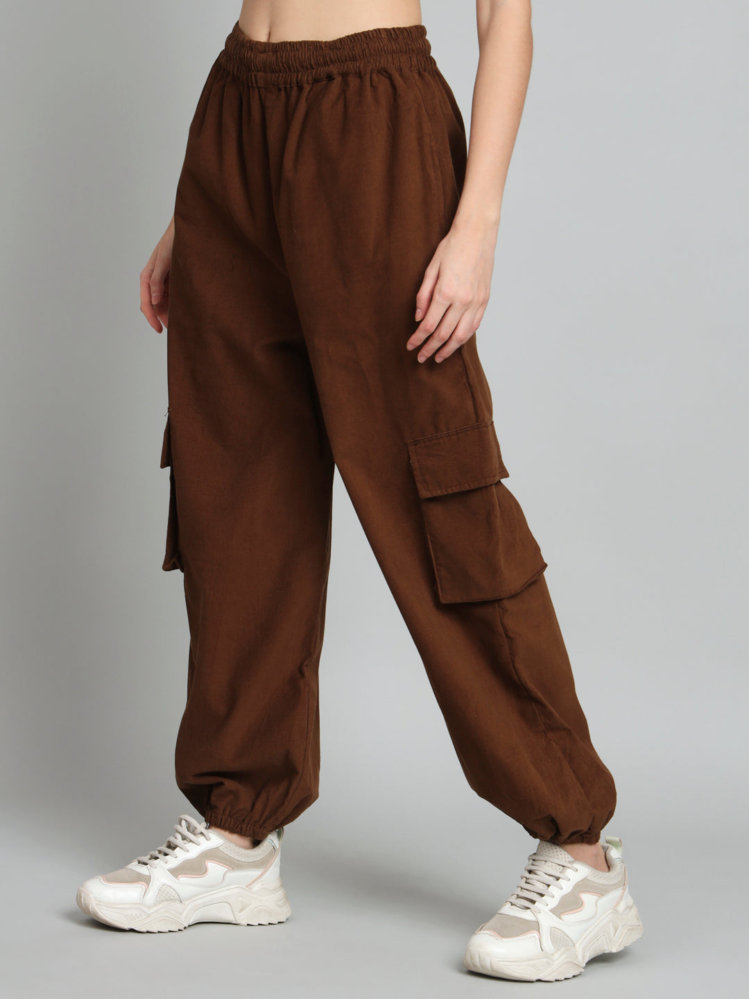 Brown Corduroy Jogger pants