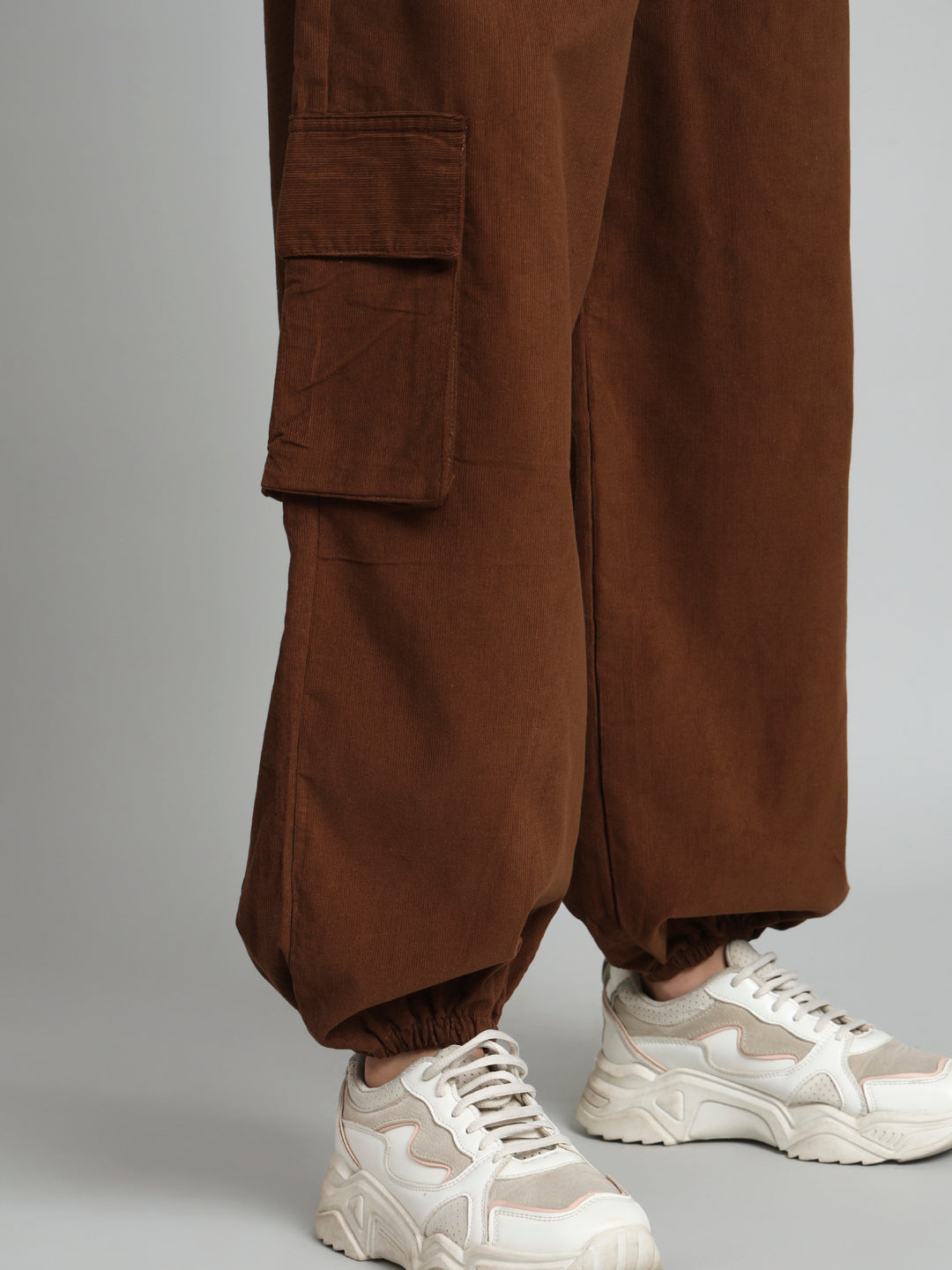 Brown Corduroy Jogger pants