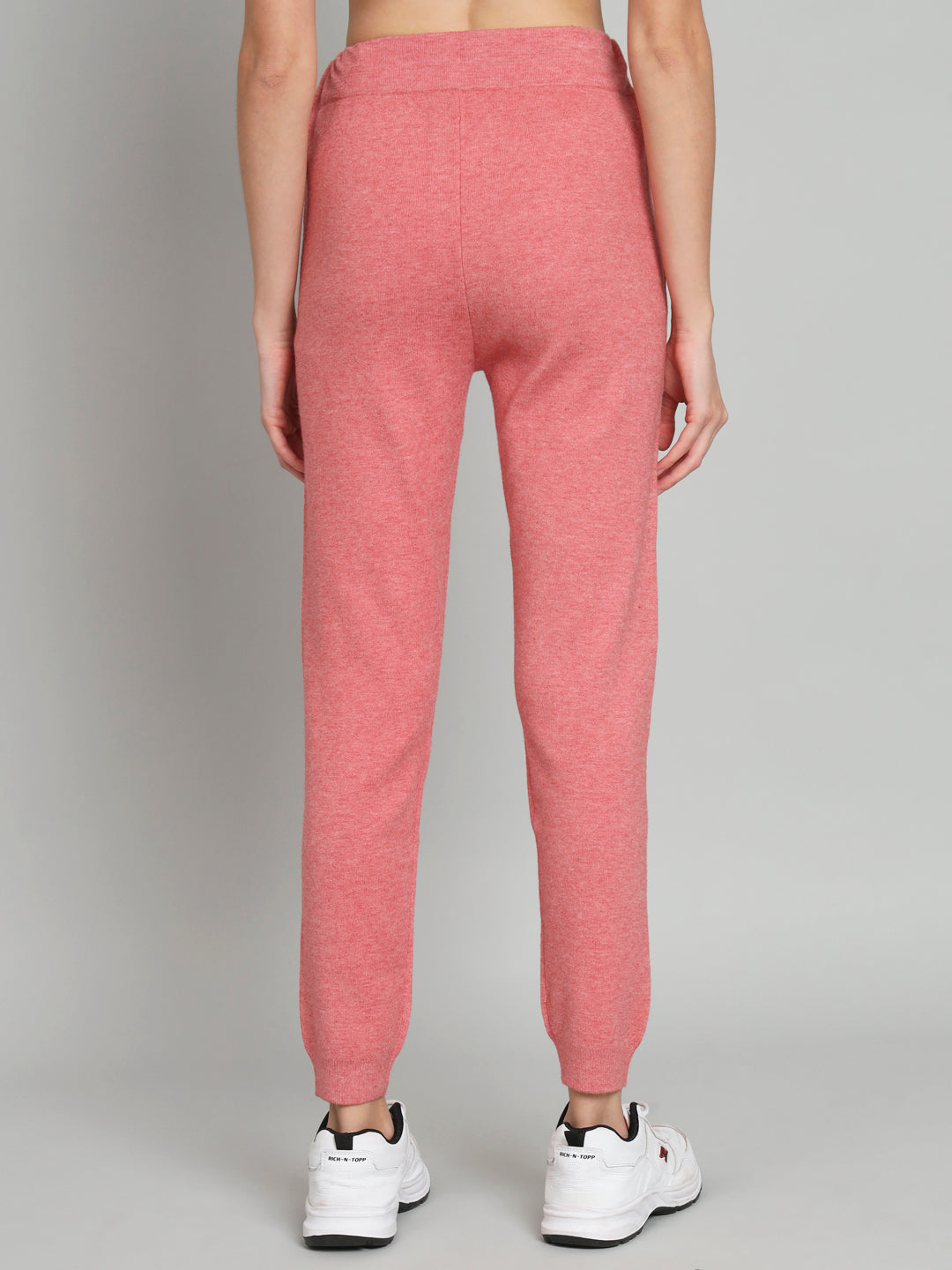 Pink Woollen Jogger Pants