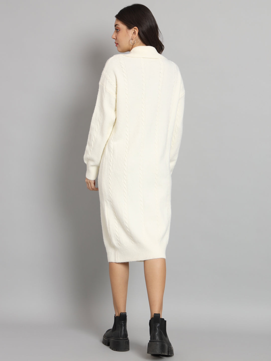 BROOWL Women's Woollen Dress