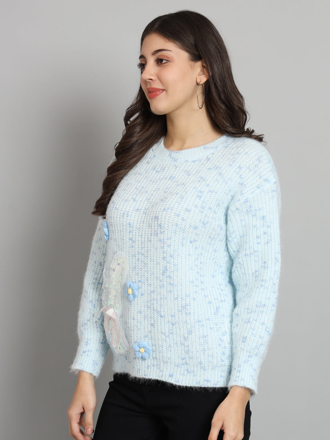 BROOWL Round Neck Sweater