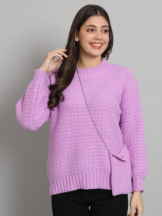 BROOWL Women's Knitted Sweater