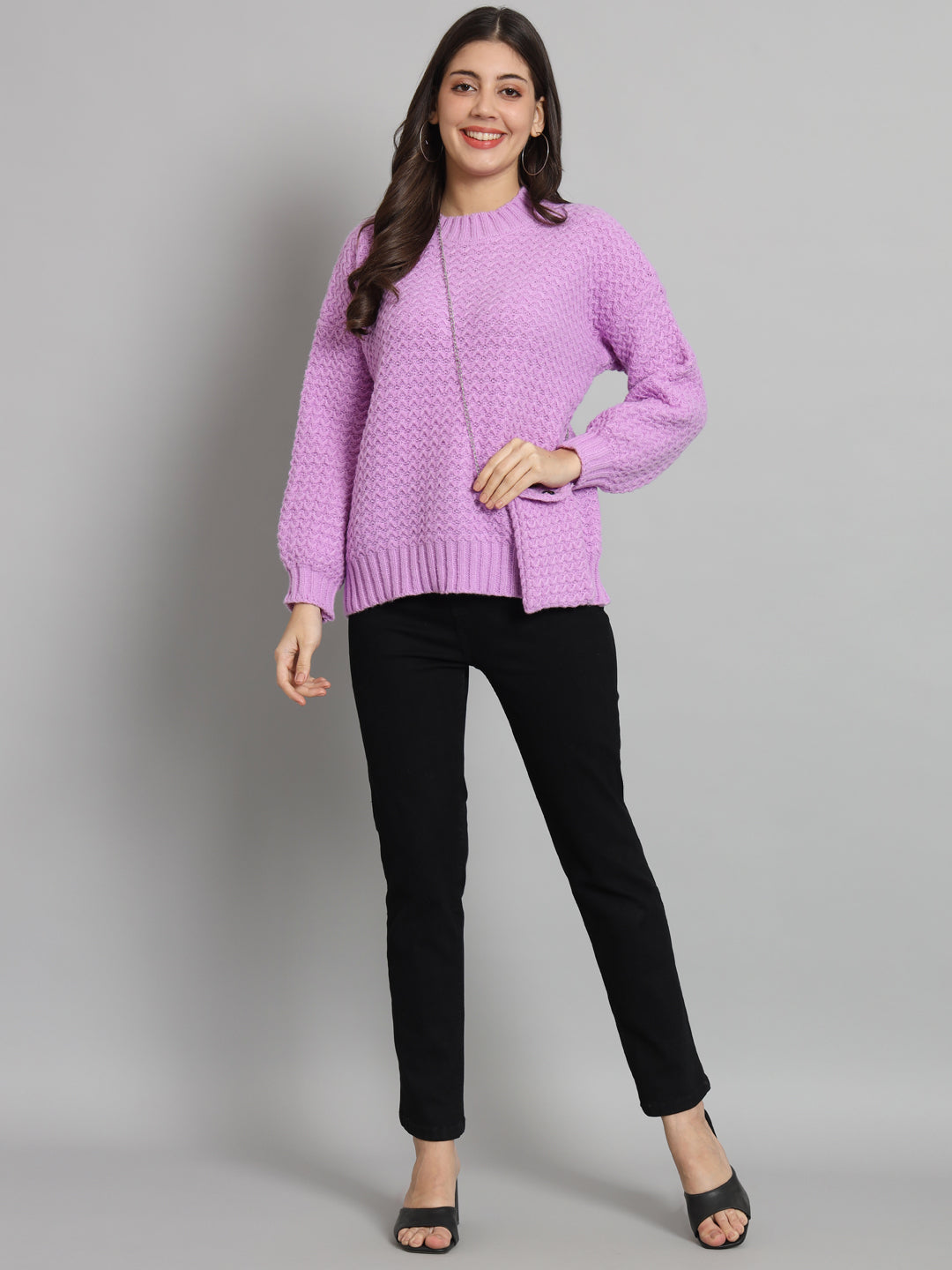 BROOWL Women's Knitted Sweater