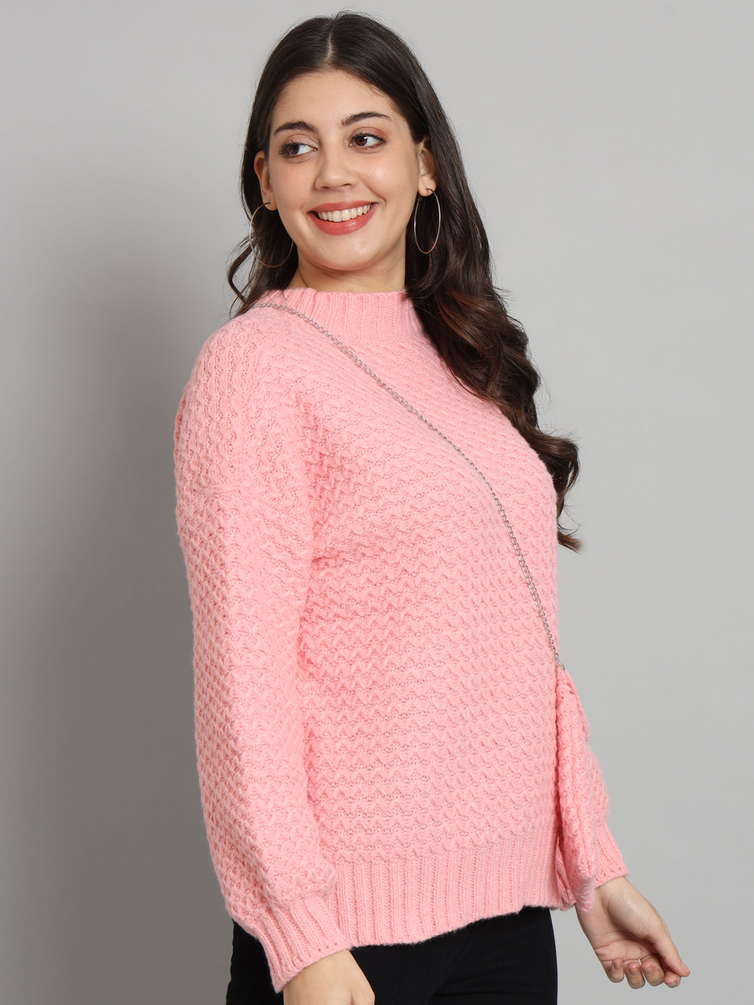 BROOWL Women's Knitted Sweater