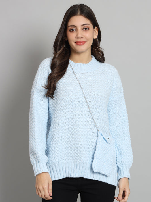 BROOWL Women's Knitted Sweater