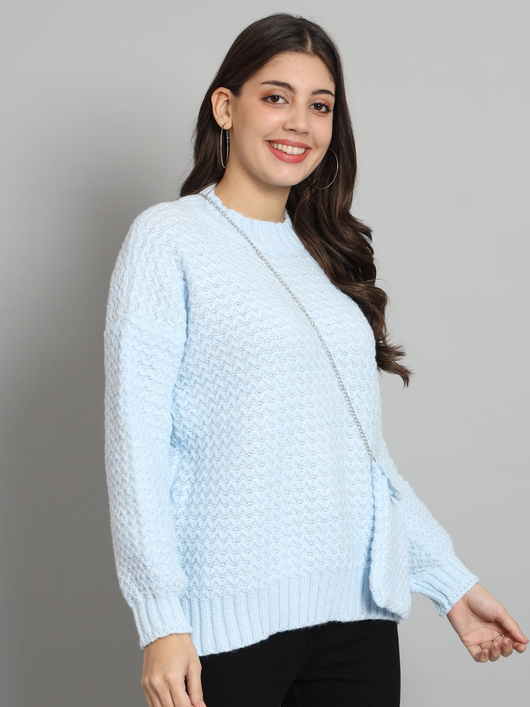 BROOWL Women's Knitted Sweater