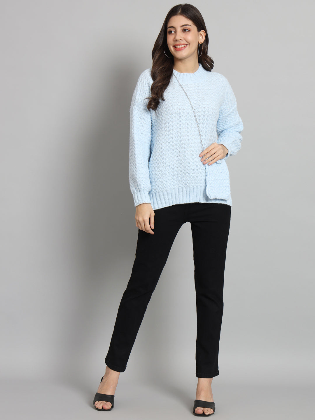 BROOWL Women's Knitted Sweater