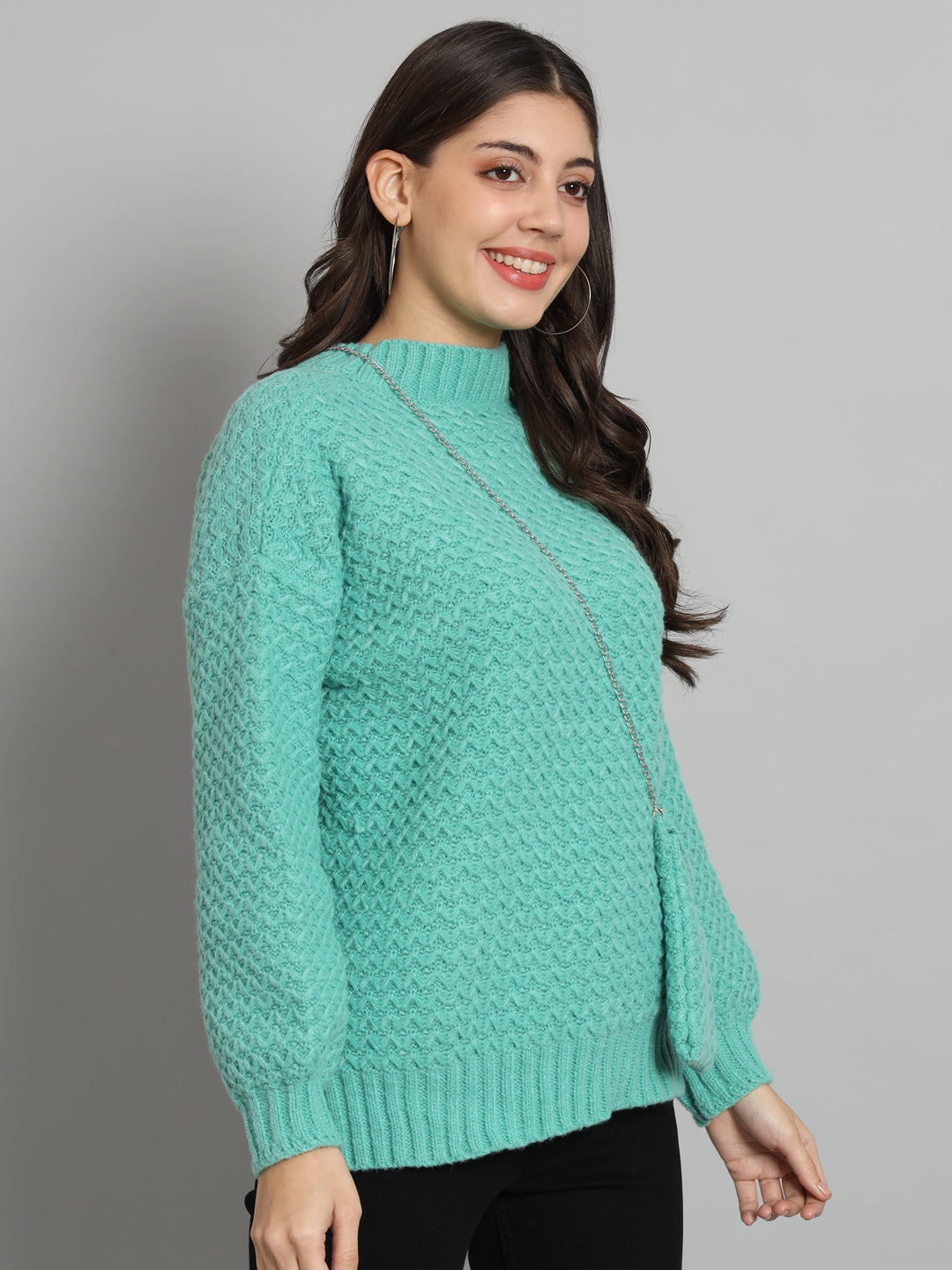 BROOWL Women's Knitted Sweater