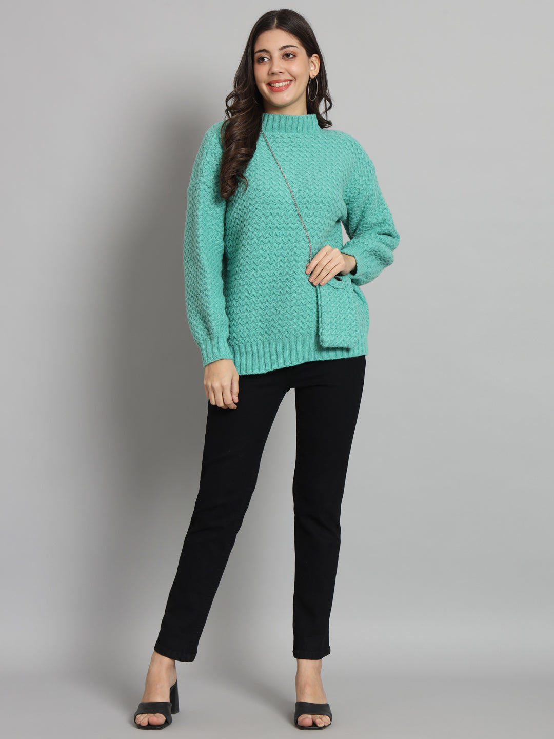 BROOWL Women's Knitted Sweater