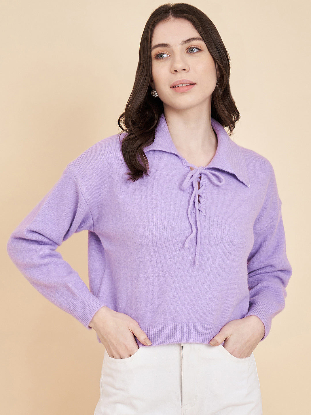 Women's Stylish Solid Sweater