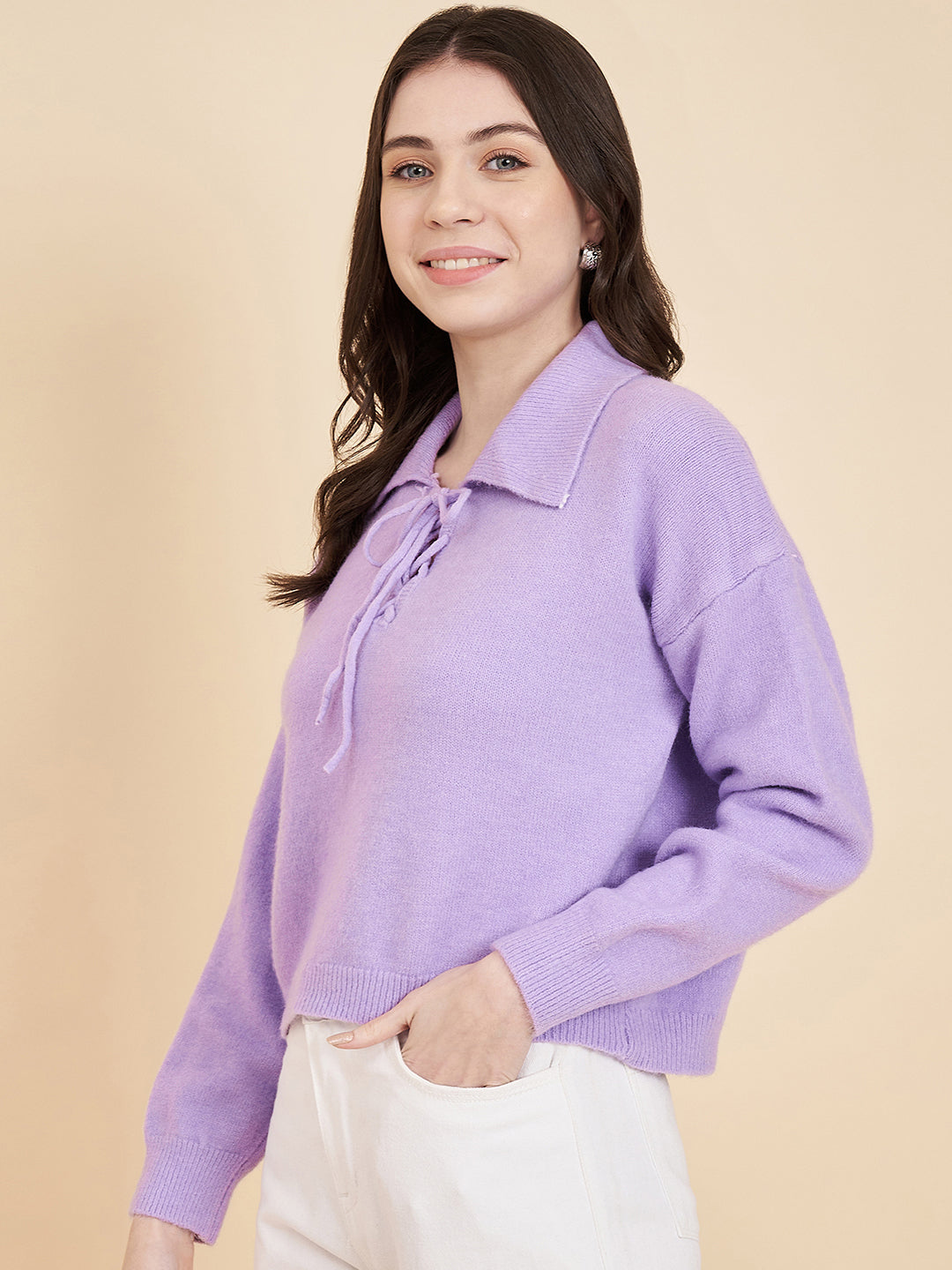 Women's Stylish Solid Sweater