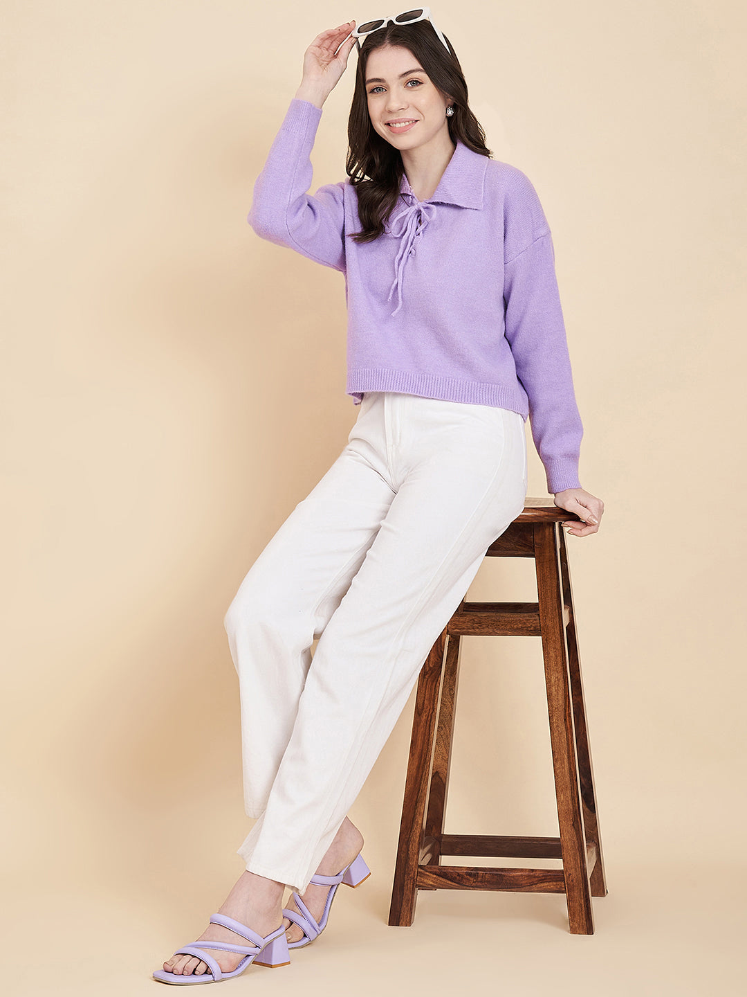 Women's Stylish Solid Sweater