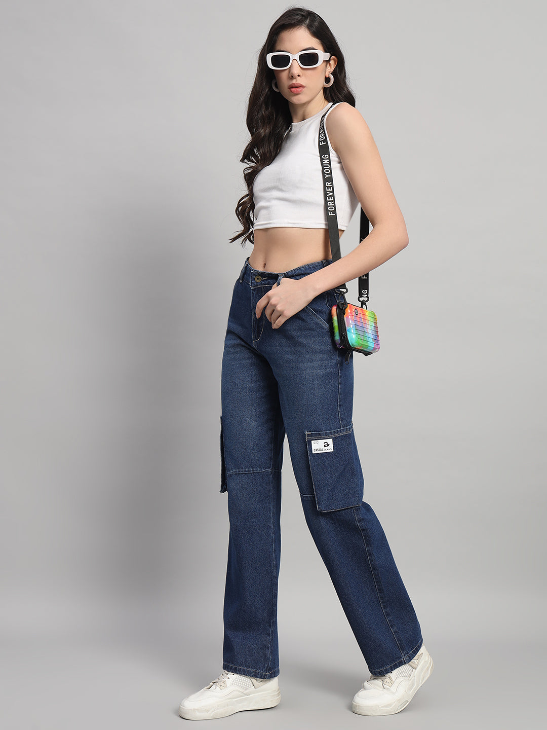 Women's Cargo Jeans