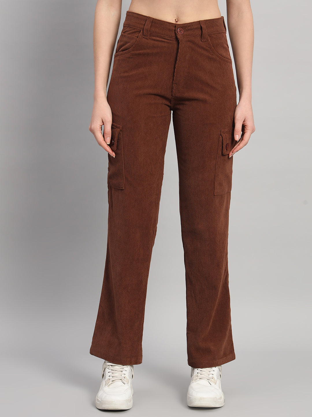 Women's Corduroy  Cargo Pants