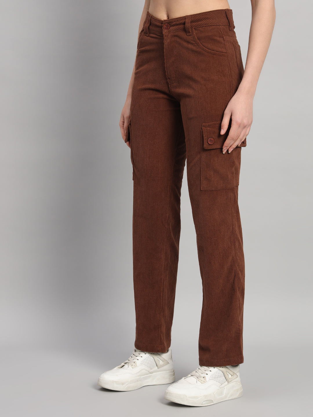 Women's Corduroy  Cargo Pants