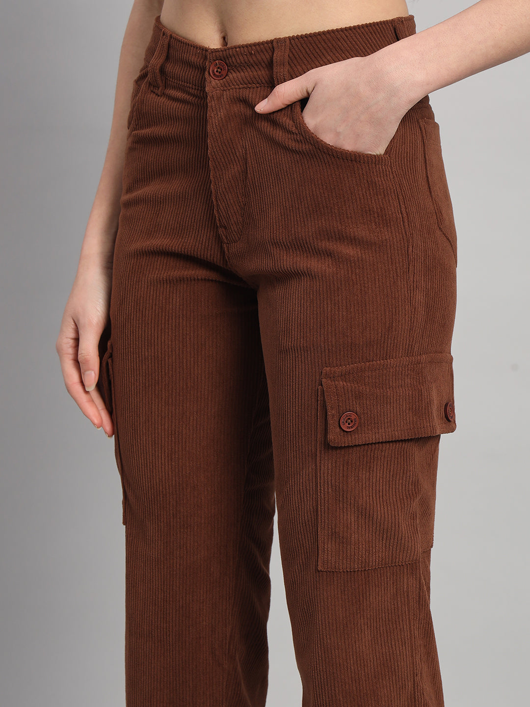 Women's Corduroy  Cargo Pants