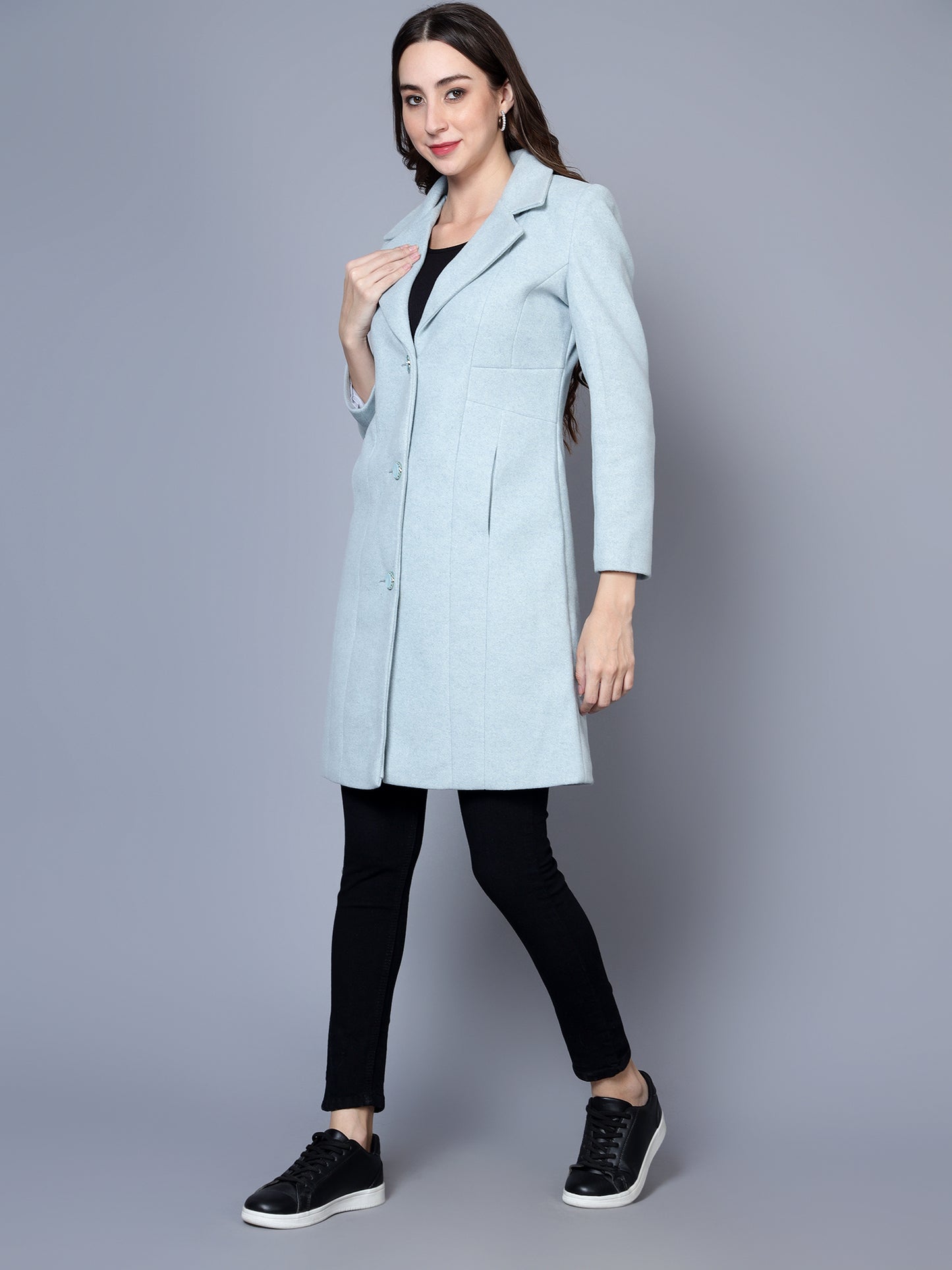 Women's Long Wollen Coat