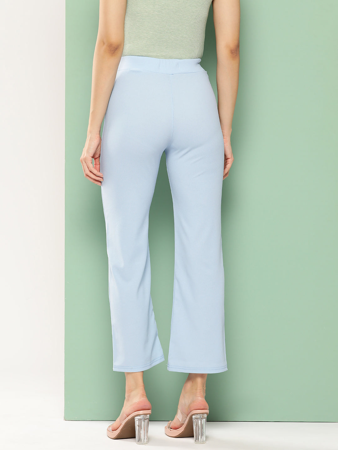 BROOWL Women Smart High-Rise Trousers